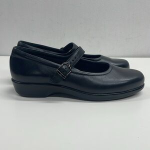 SAS Maria Mary Jane Shoes With Tripad Comfort in Black Leather Size 7N
